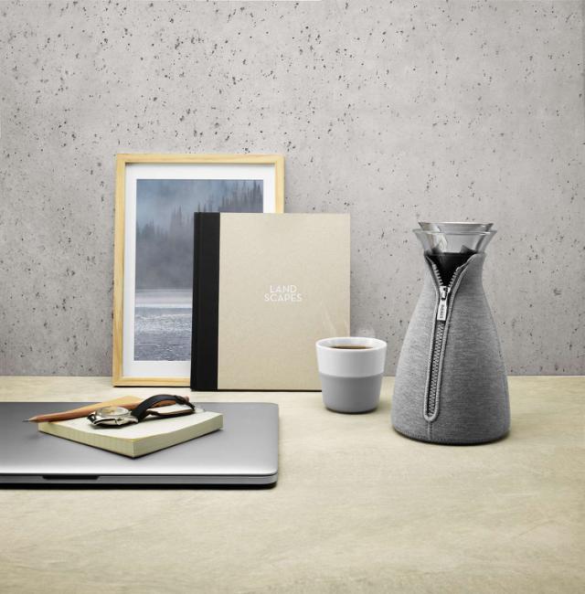 Kaffebryggare - 1.0 l - Dark grey woven