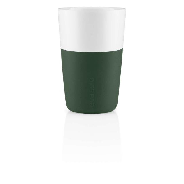 Cafe Latte-krus - 2 st - Emerald green