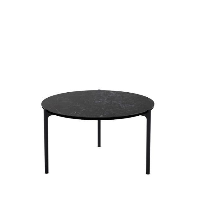 Savoye soffbord - Ø60 cm - 42 cm - Ceramic black
