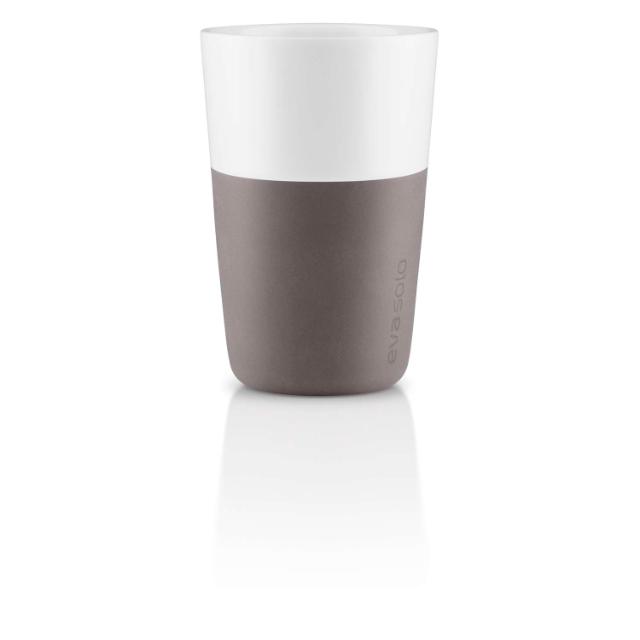 Café Latte-mugg - 2 st. - Elephant grey