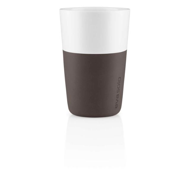Café Latte-mugg - 2 stk - Chocolate