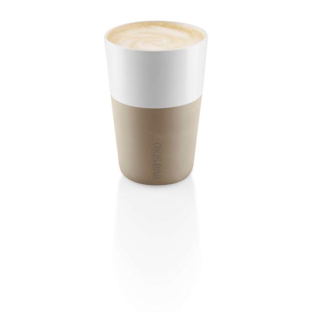 Cafe Latte-krus - 2 st - Pearl beige
