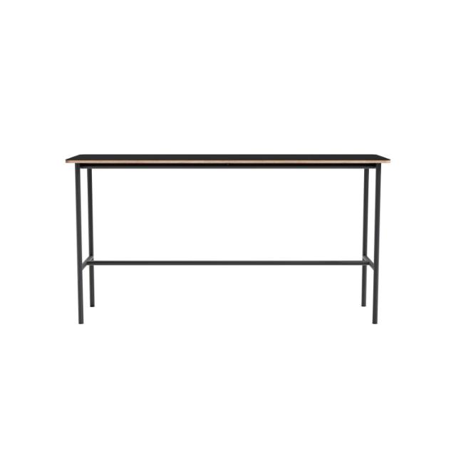Taffel høy bord - 105 cm - Black - 60x200 cm