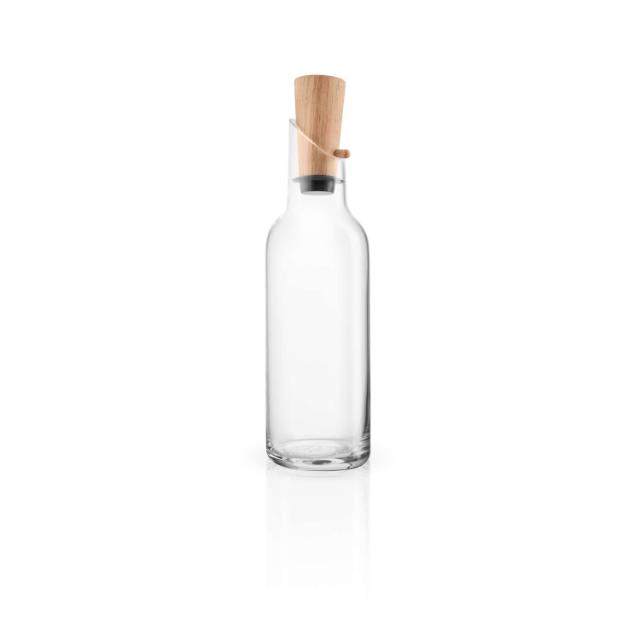 Glasskaraffel - 1 liter - med trekork