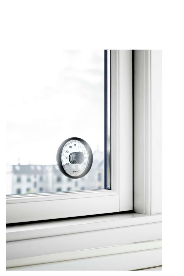 Utomhustermometer - för fönster