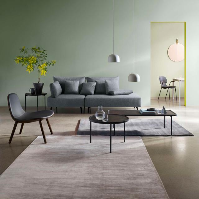Savoye sofabord - 50x120 cm - 35 cm - Røget eg