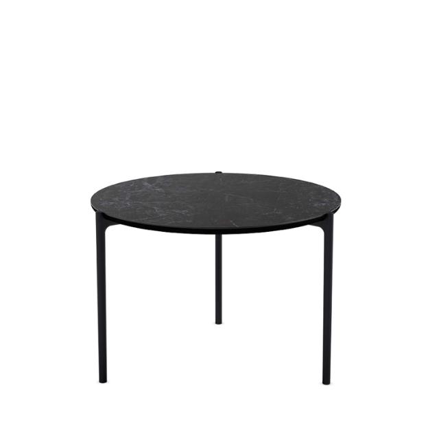 Savoye sofabord - Ø60 cm - 42 cm - Ceramic black