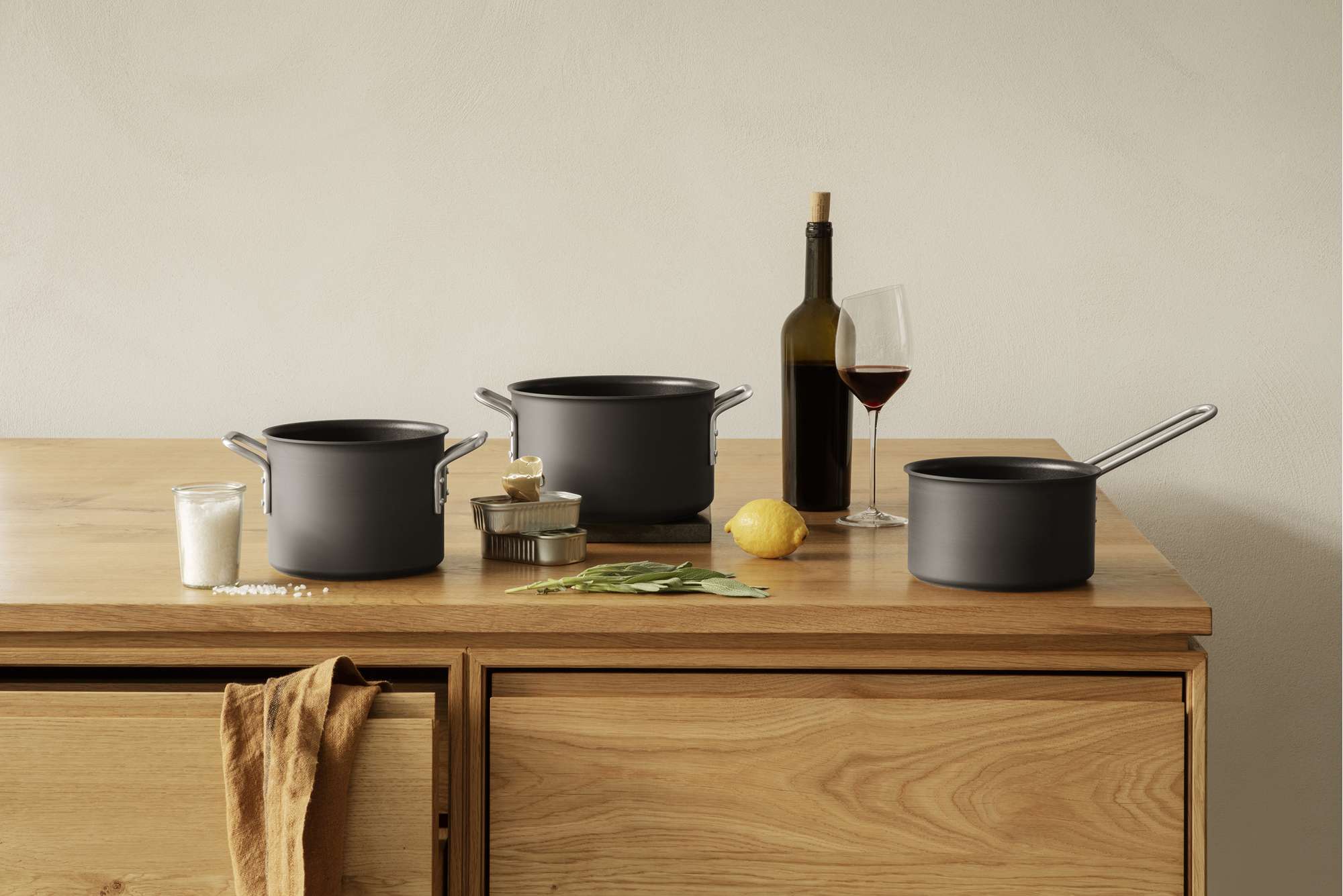 Dura line cookware set - 3 pcs. - Slip-Let® non-stick