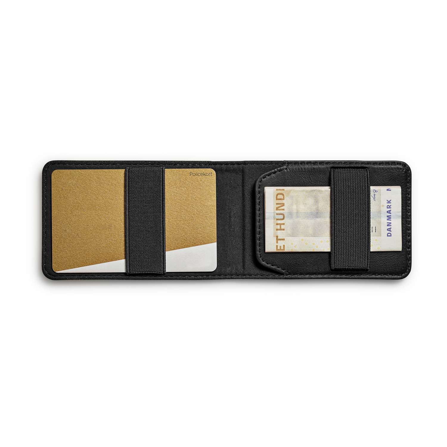 Credit card holder Leather Black