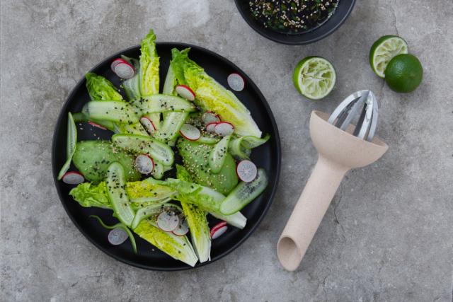 Salade d’avocats à la vinaigrette au citron vert