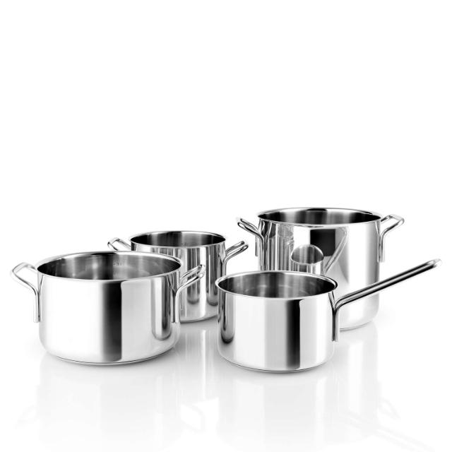Stainless Steel Grytesett 4 st. 1,8 l 2,2 l 3,6 l 4,8 l