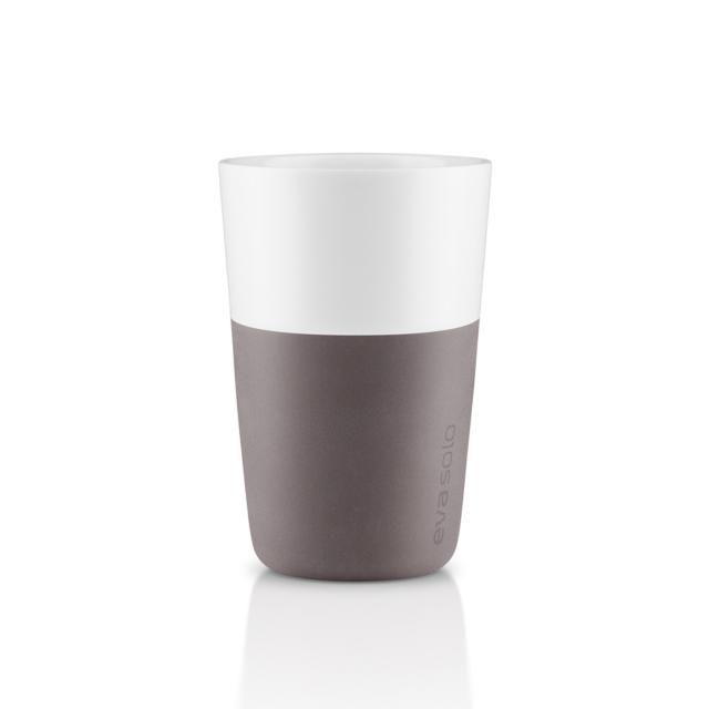 Café Latte-mugg - 2 st. - Elephant grey