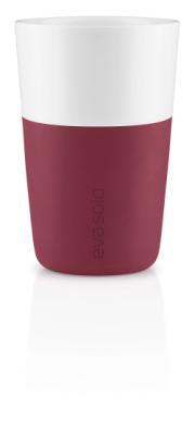 Caffé Latte-krus - 2 stk. - Pomegranate