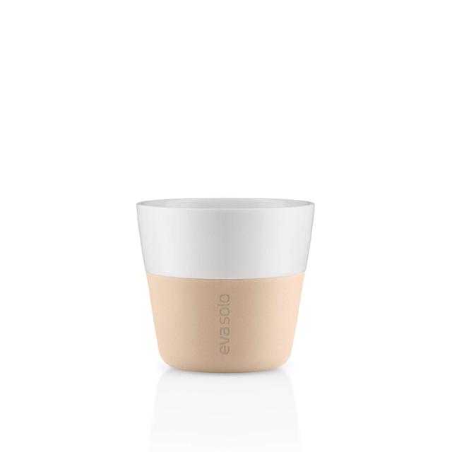 Lungo-mugg - 2 st - Soft beige