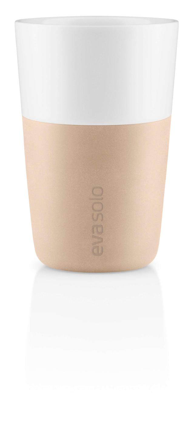 Cafe Latte-krus - 2 stk - Soft beige