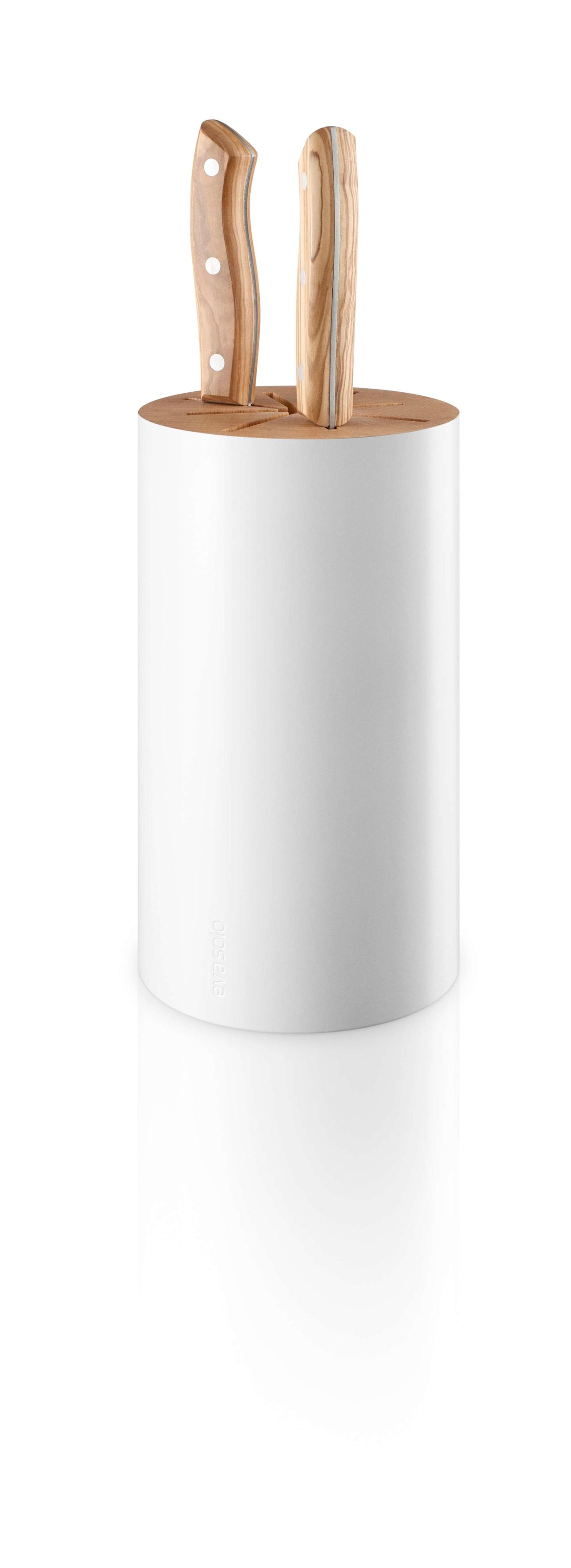 Messerblock - weiß - Nordic kitchen