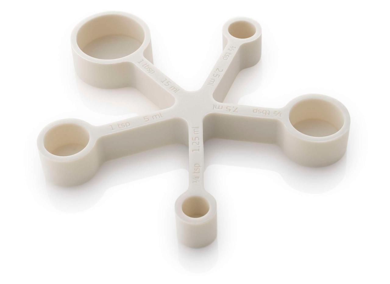 Untersetzer mit Messlöffeln