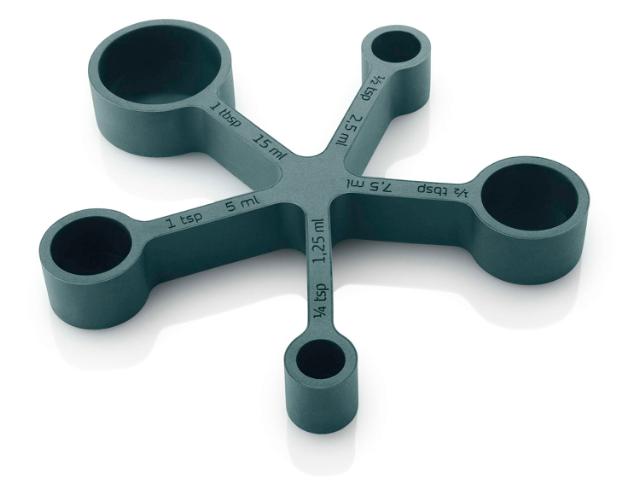 Measuring trivet - Silicone - Petrol
