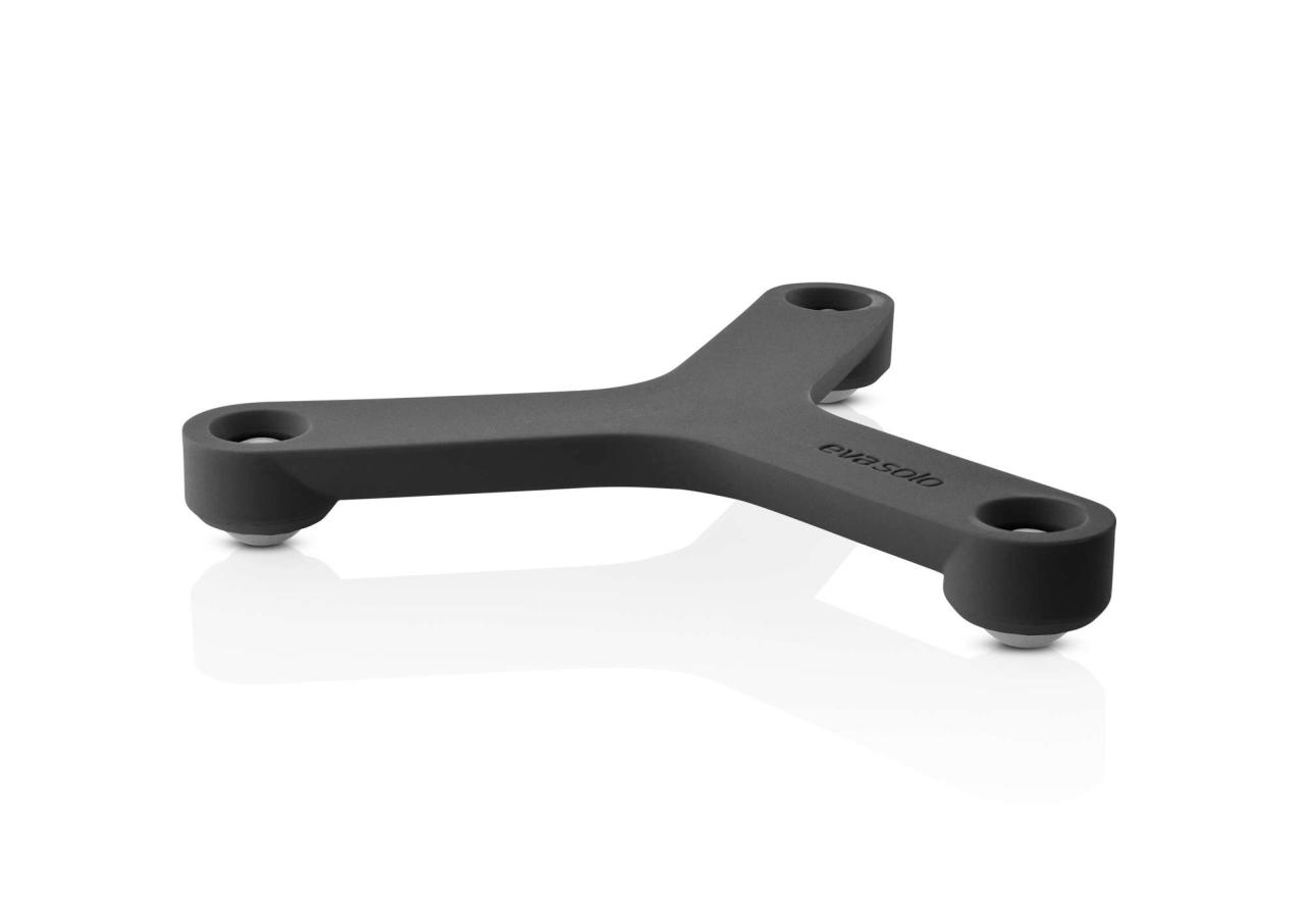 Sous-plat à roulettes - Black