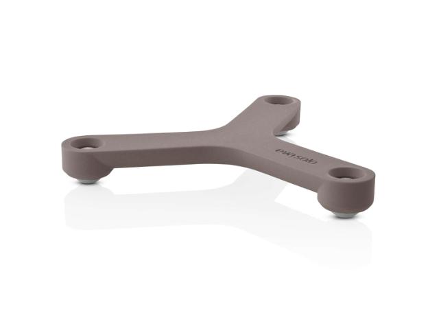 Sous-plat à roulettes - Taupe