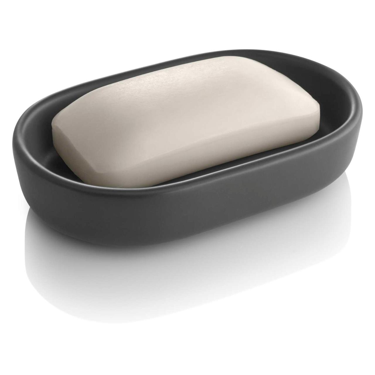 Seifenschale - Keramik - Schwarz