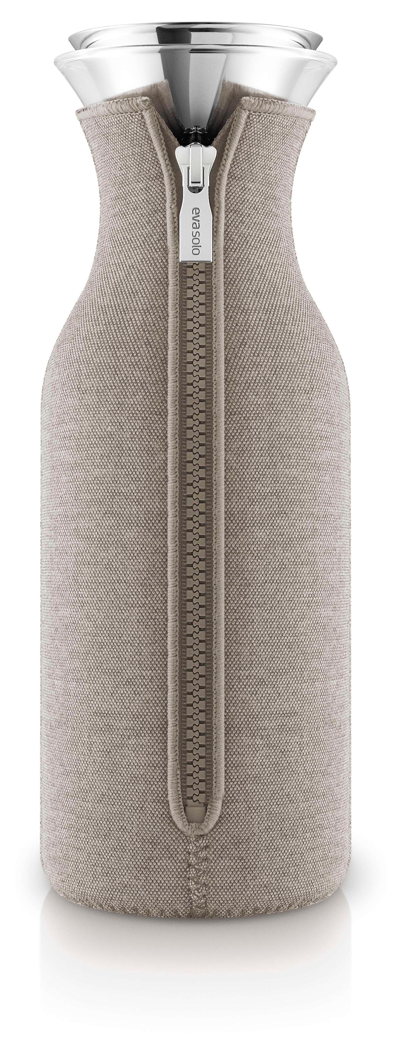 Fridge carafe 1.0l Warm grey woven