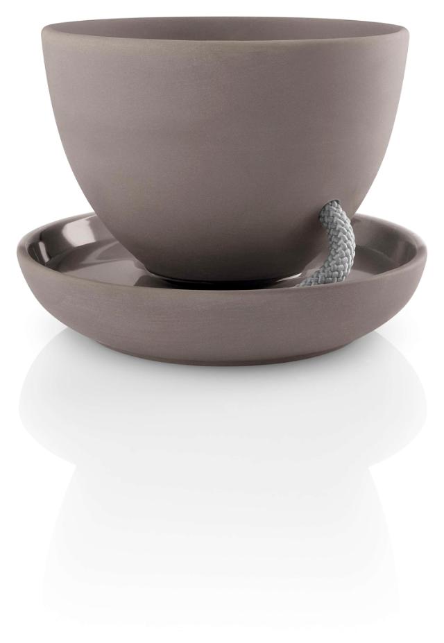 Self-watering flowerpot Ø13 Anthracite