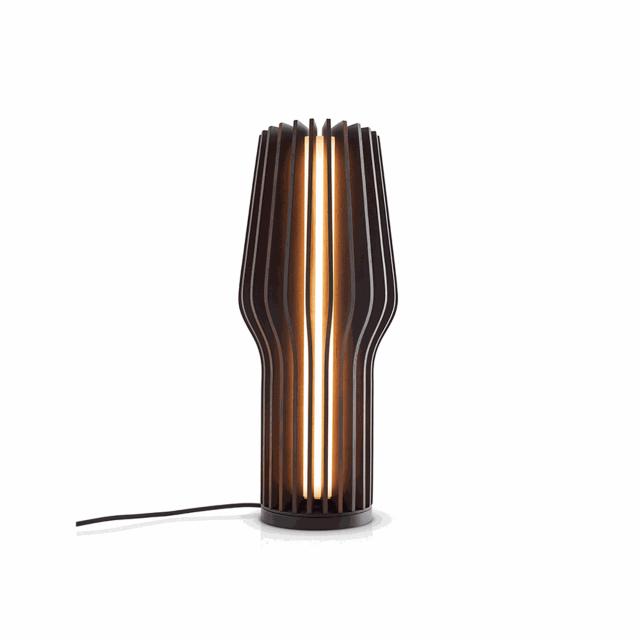Radiant LED lamp - Rechargeable - Smoked oak