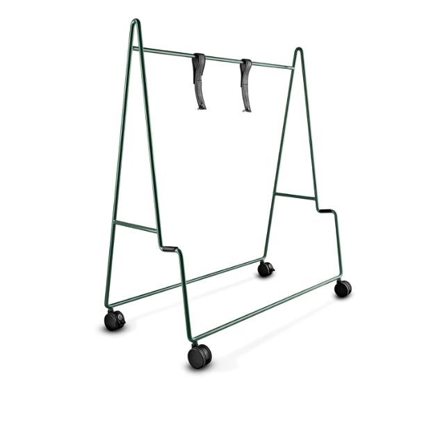 Carry TV stand on castors - Cedar green