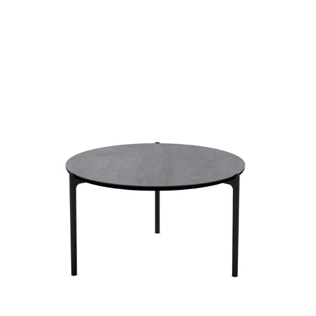 Savoye lounge table - Ø60 cm - 42 cm - Ceramic grey