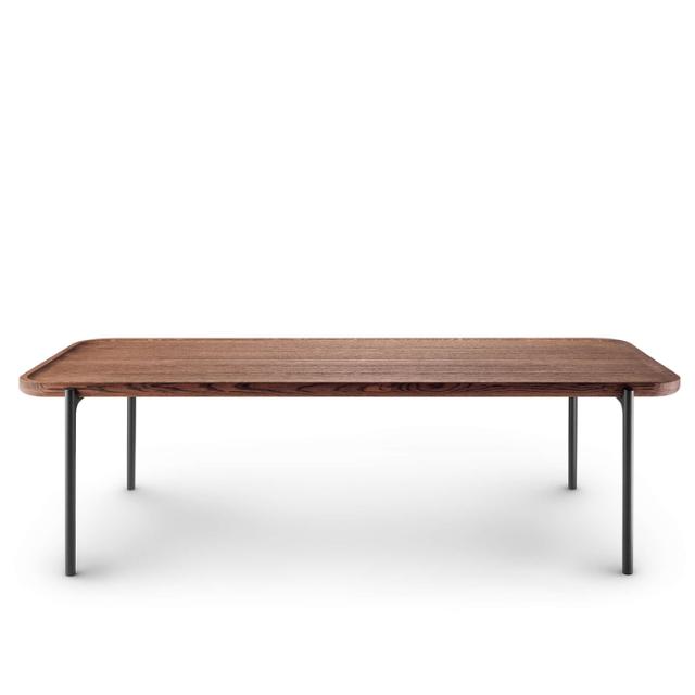 Savoye lounge table - 50x120 cm - 35 cm - Smoked oak