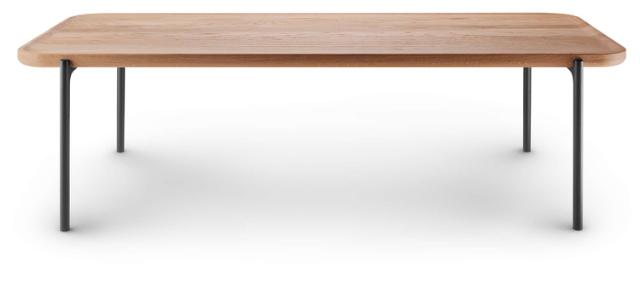 Savoye lounge table - 50x120 cm - 35 cm - Oiled oak