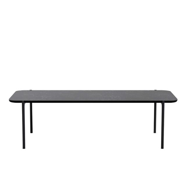 Savoye lounge table - 50x120 cm - 35 cm - Ceramic black