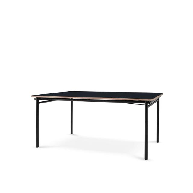 Taffel matbord - Black - 90x150/210 cm