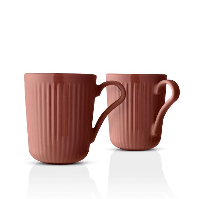 Legio Nova Palette Tasse 34 cl 2 Stck. Redbrown