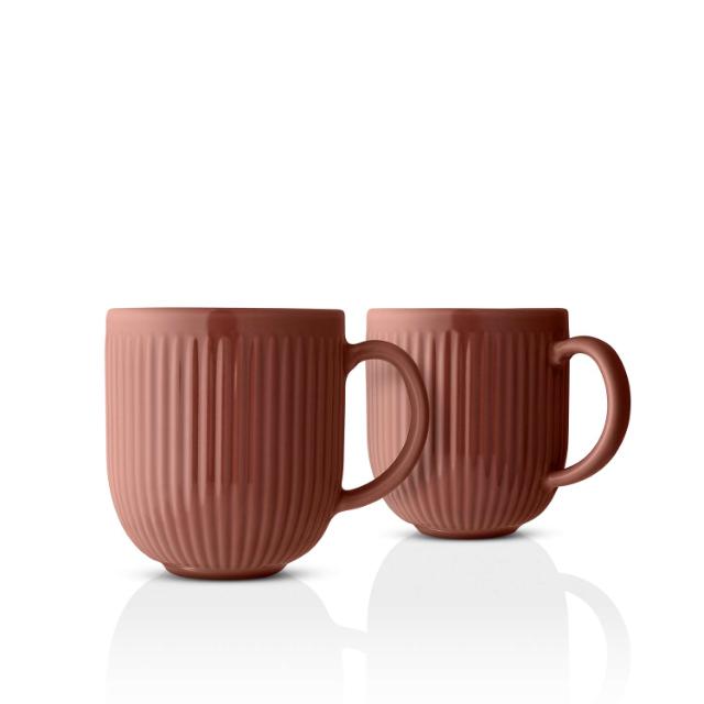 Legio Nova Palette Tasse 38 cl 2 Stck. Redbrown