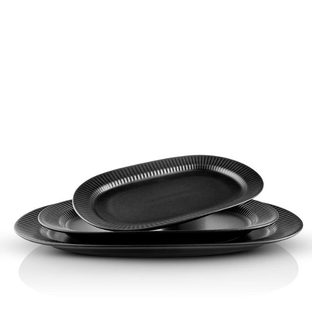 Legio Nova Black Plats de service - 3 pièces