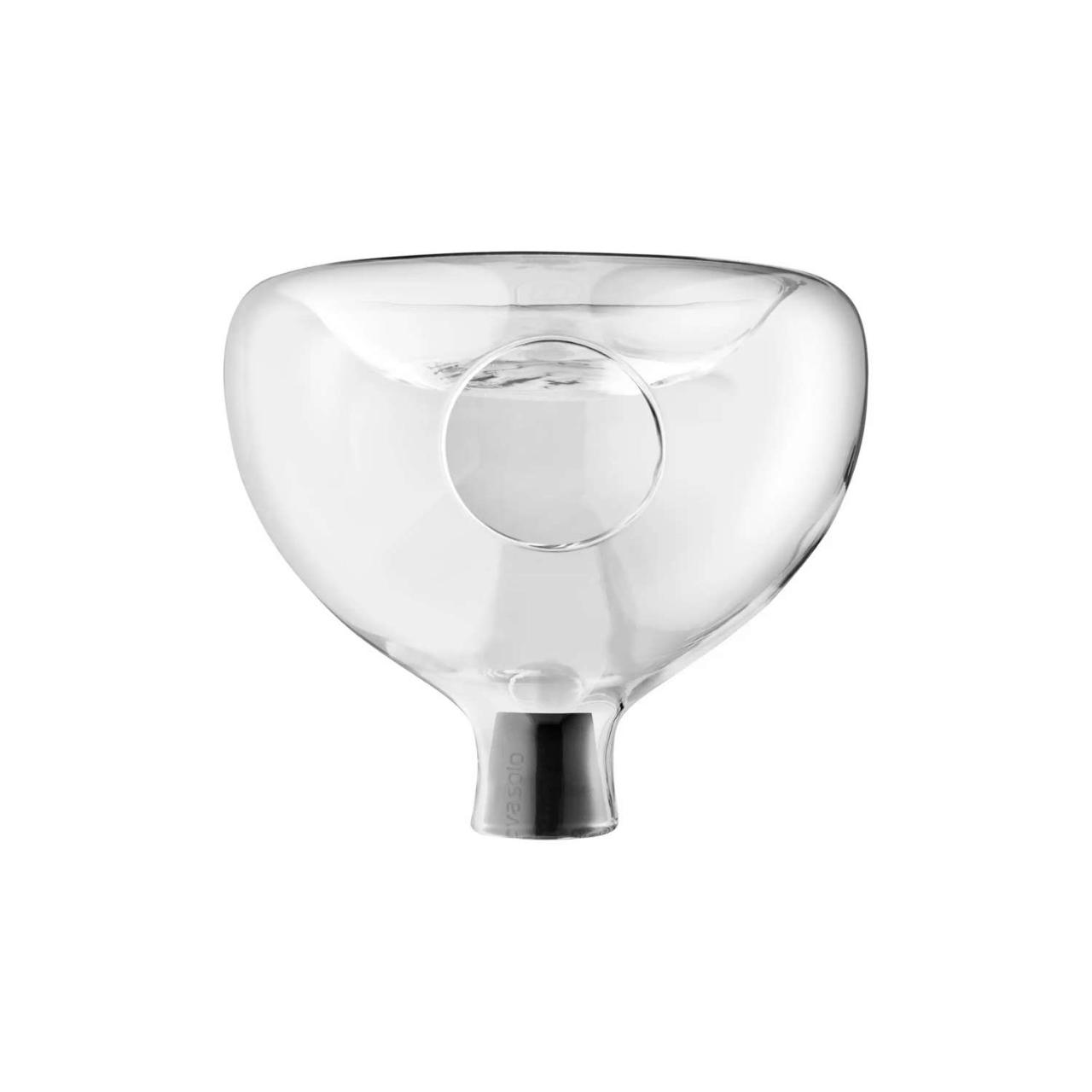 Glass for glass bird feeder with bird bath