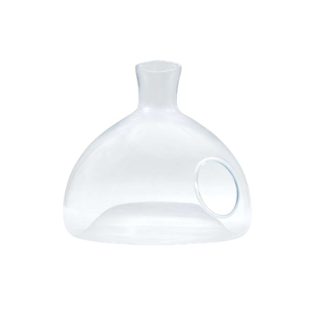 Glass for glass bird feeder with bird bath