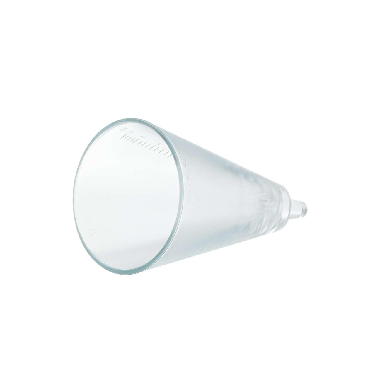 Glas för regnmätere