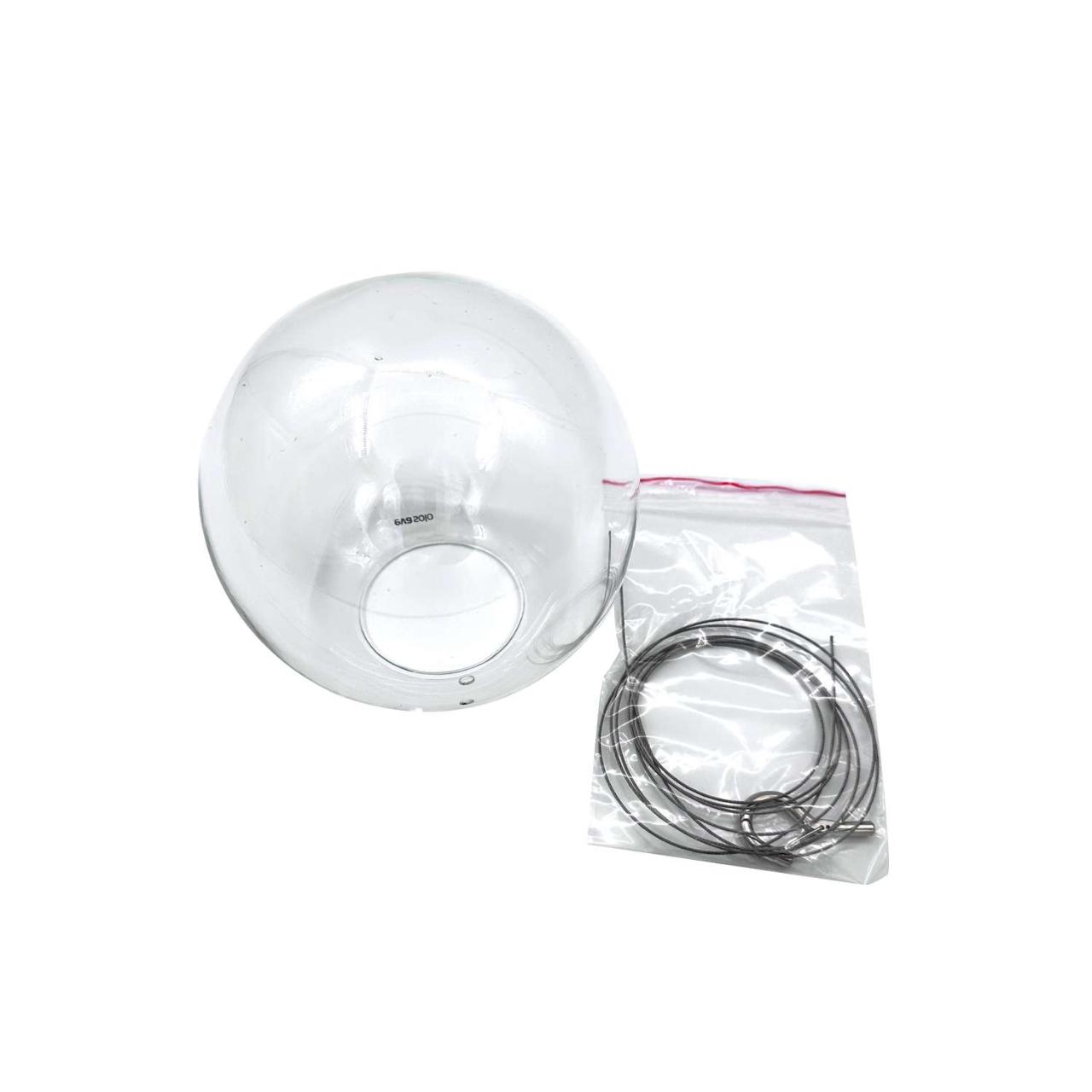 Glass + wire for Saturn bird feeder