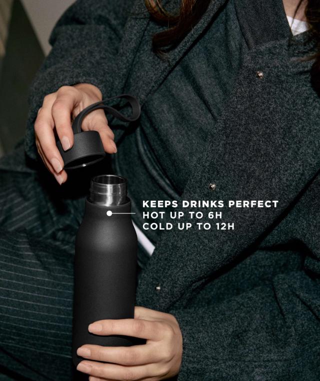 RE-Hydrate Thermo flask 0.5 L Black