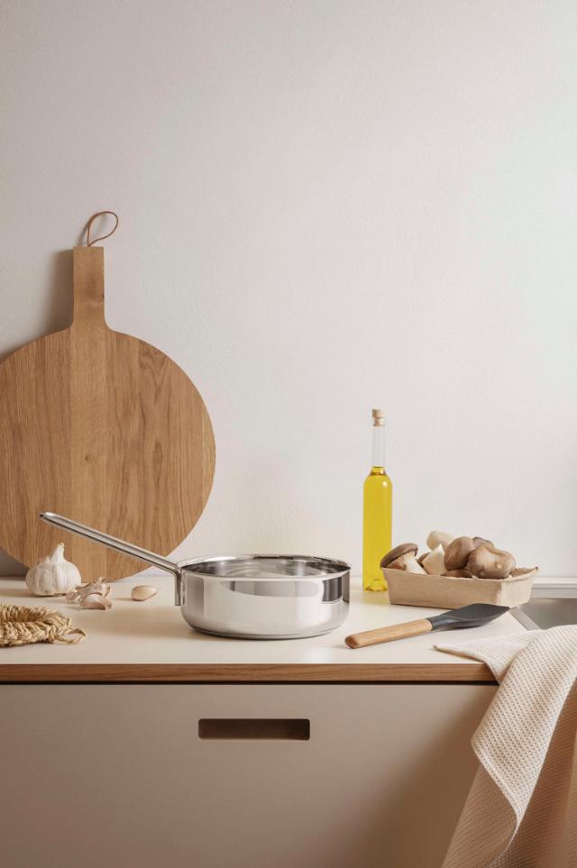 Stainless steel sautépanne - 20 cm