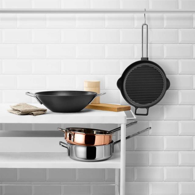 Sauté pan - 24 cm - Copper, No coating