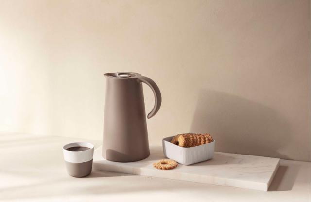 Rise Isolierkanne - 1 Liter - Taupe