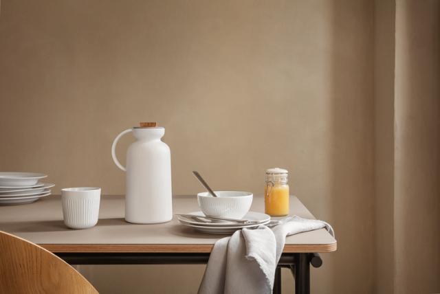 Silhouette termokande - 1 liter - hvid