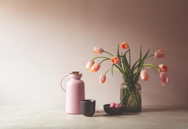 Silhouette vacuum jug - 1 liter - Rose quartz