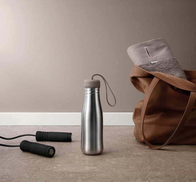 Active drinking bottle 0.7l Warm grey