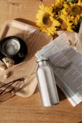 24/12 To Go Isolierflasche - 0.5 Liter - steel