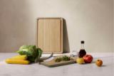 Planche à découpe en bambou, avec rigole à jus - Green Tool - 39x28 cm